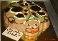 Tort w kształcie żółwia