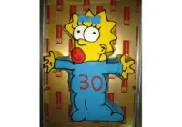 Tort w kształcie Simpsonów