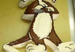 Tort w kształcie Kota Sylwestra
