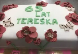 Tort z kwiatami