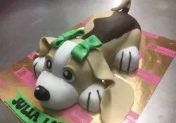 Tort w kształcie pieska