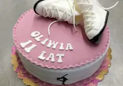 Tort z łyżwami