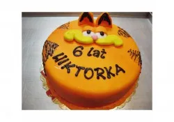 Tort w kształcie Garfielda