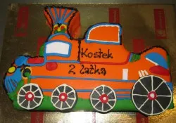 Tort w kształcie ciuchci