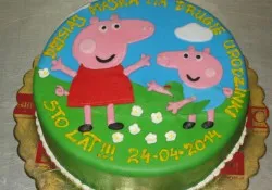 Tort ze Świnką Peppą