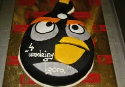 Tort w kształcie Bomby z Angry Birds