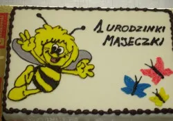 Tort z Pszcz&oacute;łką Mają