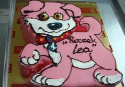 Tort w kształcie pieska