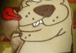 Tort w kształcie Scooby Doo