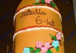Tort w kształcie butelki alkoholu