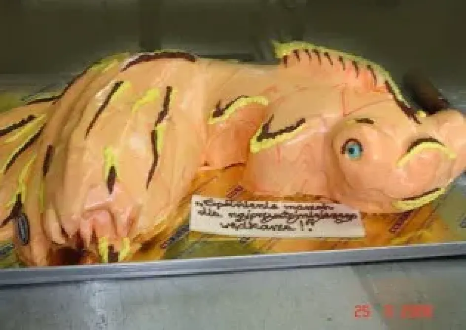 Tort w kształcie ryby