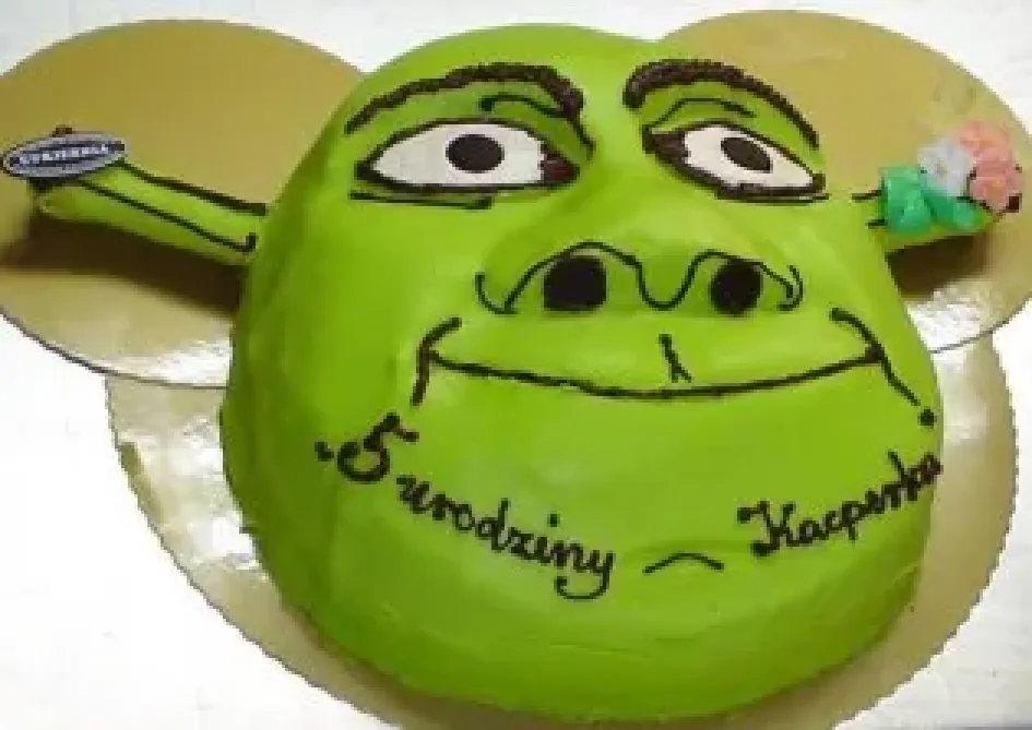 Tort w kształcie Shreka