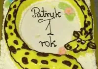 Tort z żyrafą