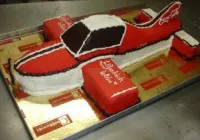 Tort w kształcie samolotu Coca-Cola