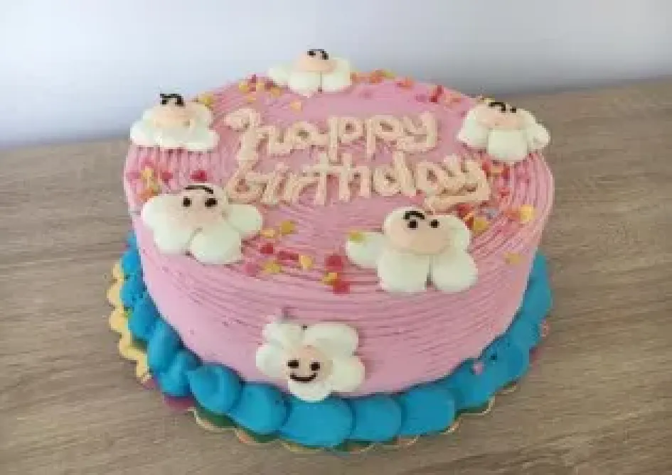 Tort z kwiatami