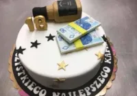 Tort na 18 urodziny
