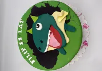 Tort z dinozaurem