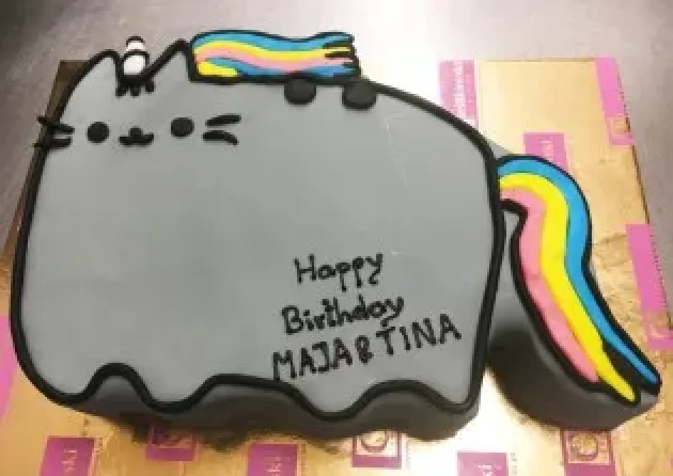 Tort w kształcie kotka