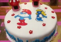Tort ze Smerfami
