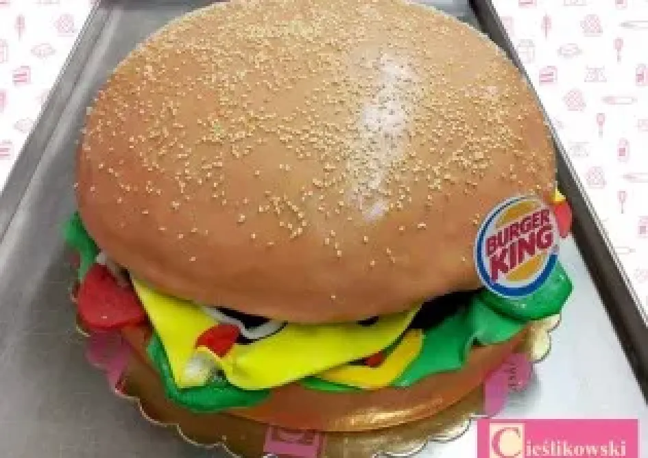 Tort w kształcie burgera