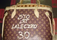 Tort w kształcie torebki Louis Vuitton