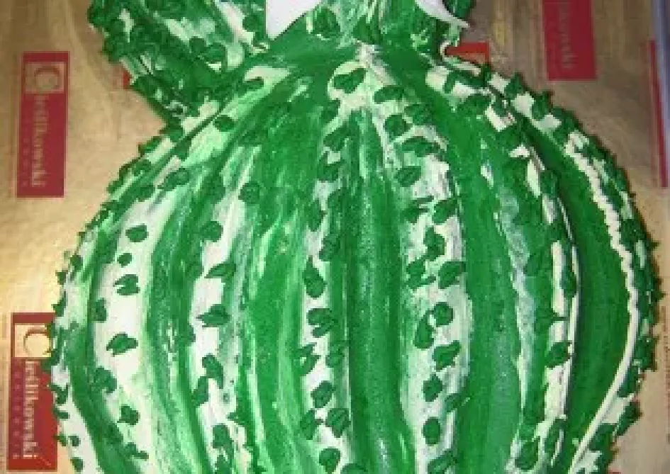Tort w kształcie kaktusa